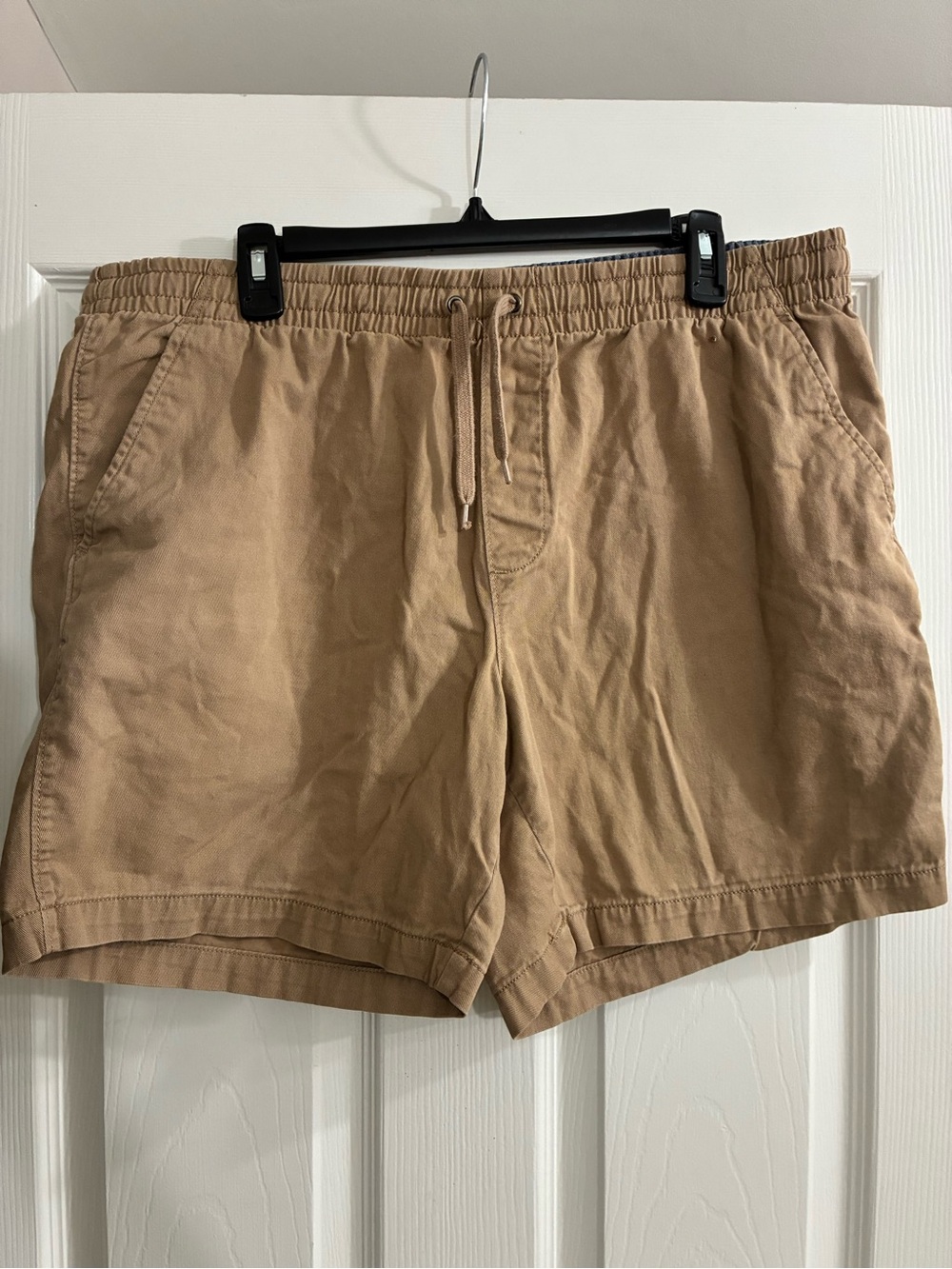 Sonoma Men's Drawstring Tan Hybrid Shorts